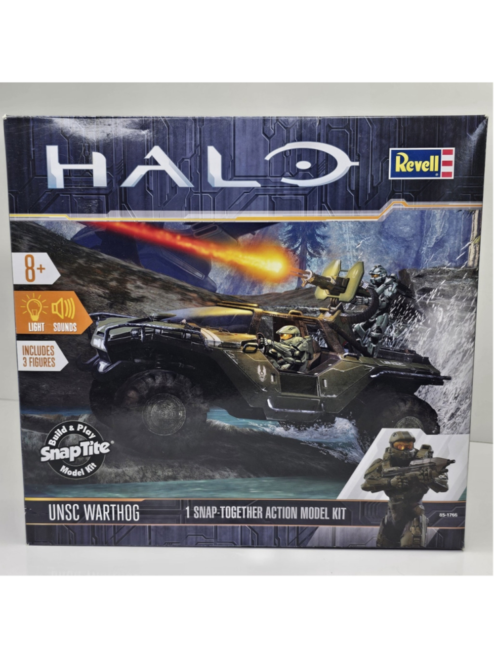 SEALED Revell SnapTite Halo UNSC Warthog 1/32 Model Kit 85-1766 Lights Sounds
